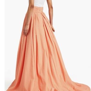 Carolina Herrera seersucker ball skirt